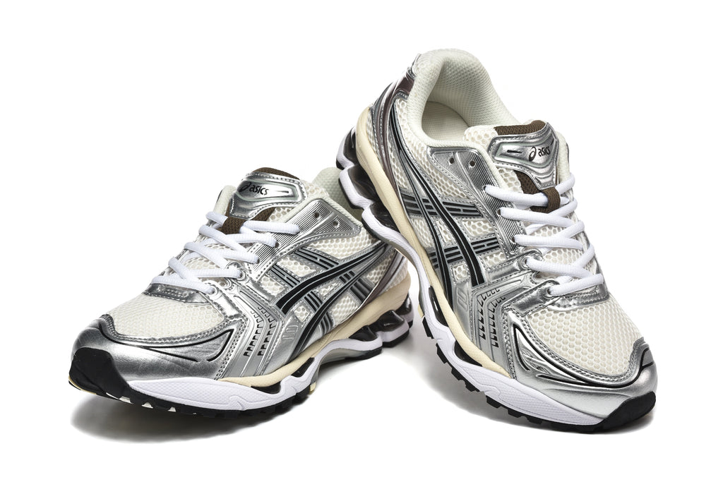ASICS GEL-Kayano 14 Sneakers in Silver White - product image from the listing.