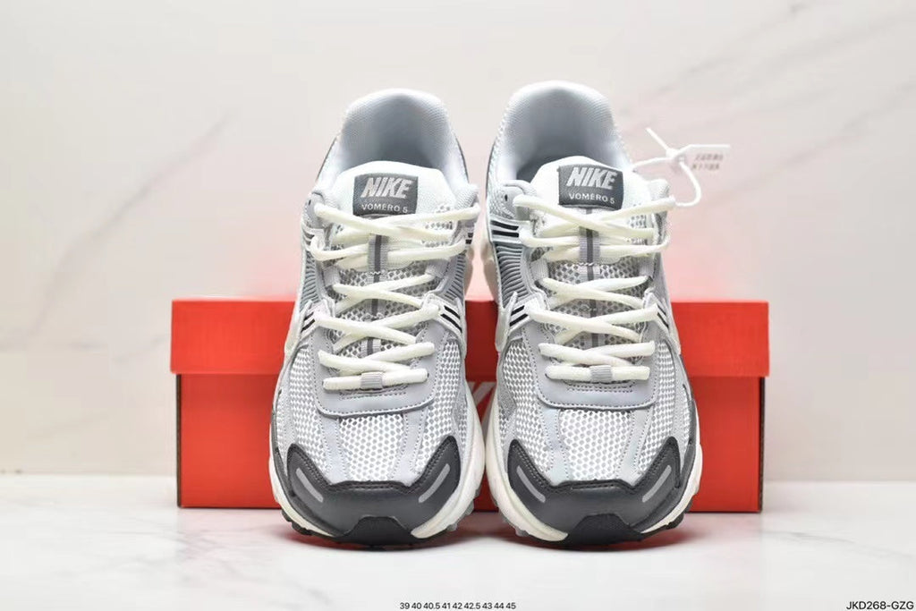Nike Vomero 5 Sneakers in White Grey JD268-GZ - product image from the listing.