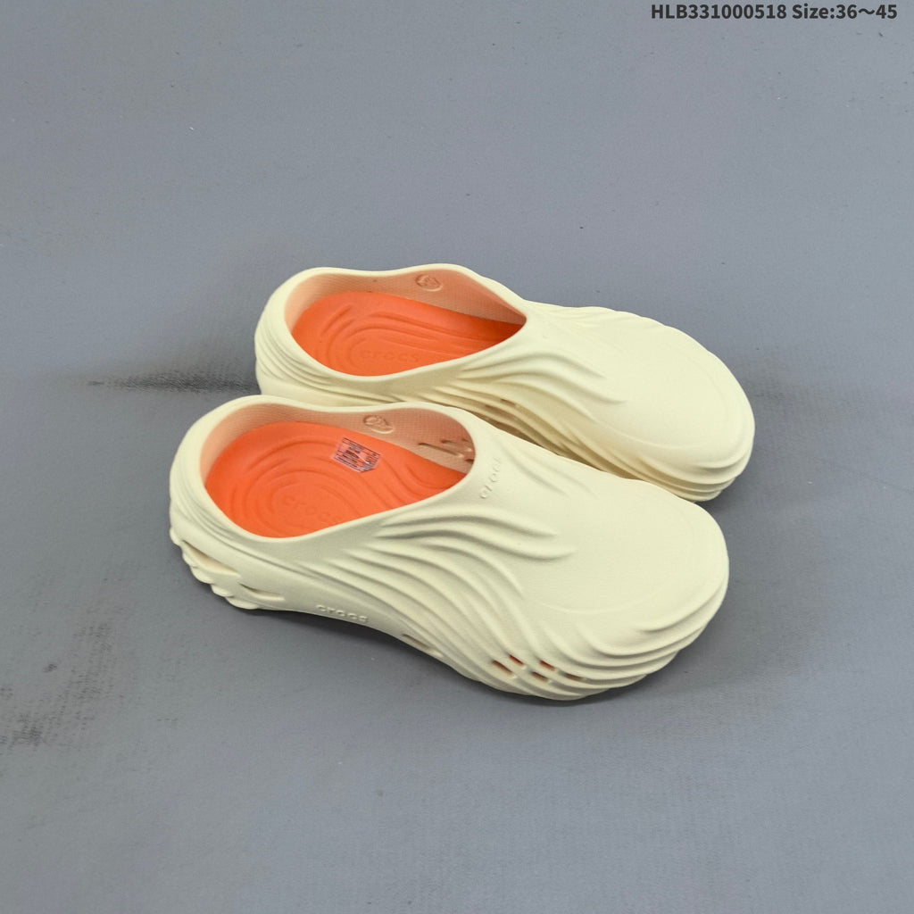 Bae Clog-Style Slides with Sculpted Design by Crocs - product image from the listing.