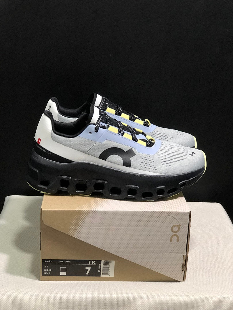 On Cloudmonster Sneakers in Fossil in Gray - product image from the listing.