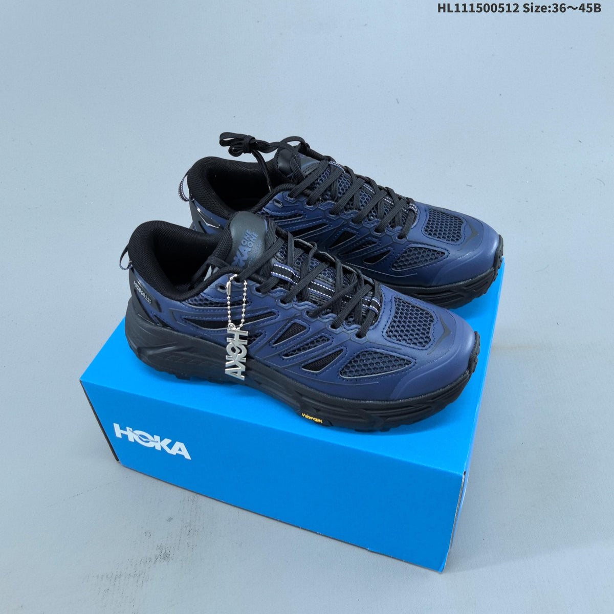 HOKA Mafate Speed TS Low Trail Running Shoes, in Navy - product image from the listing.