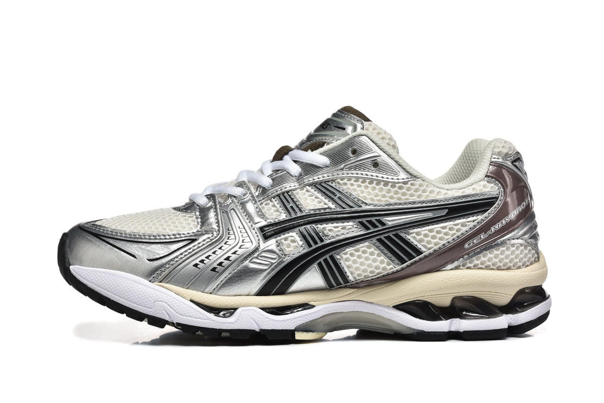 ASICS GEL-Kayano 14 Sneakers in Silver White - product image from the listing.