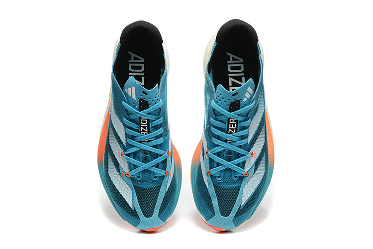 adidas Adizero Adios Pro 3 Running Shoes in Blue - product image from the listing.