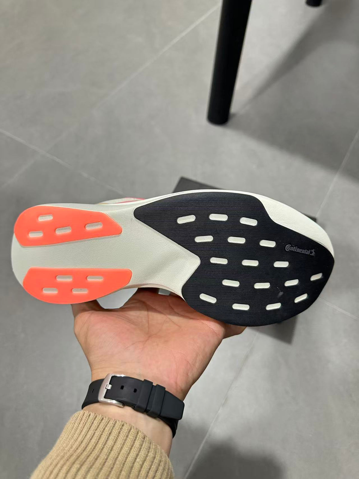 adidas Adizero Lightstrike Pro Running Shoes in White Pink - product image from the listing.