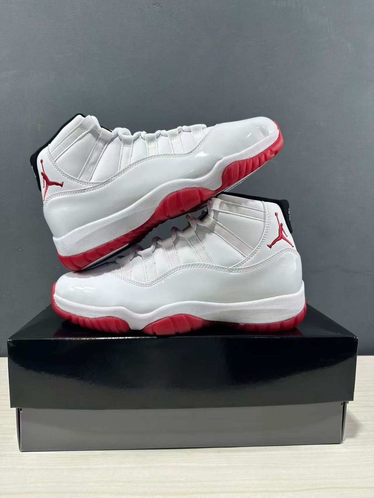 Air Jordan 11 Retro Low White Red CT8012-160 - product image from the listing.