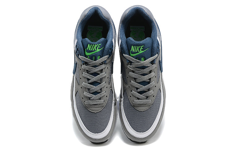 Nike Air Max Sneakers in Gray and Blue - product image from the listing.