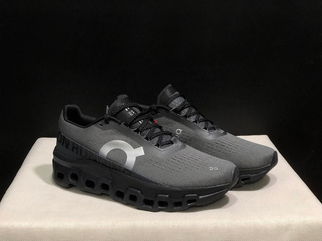 Gray and Black On Cloudmonster 2 Running Shoes - product image from the listing.