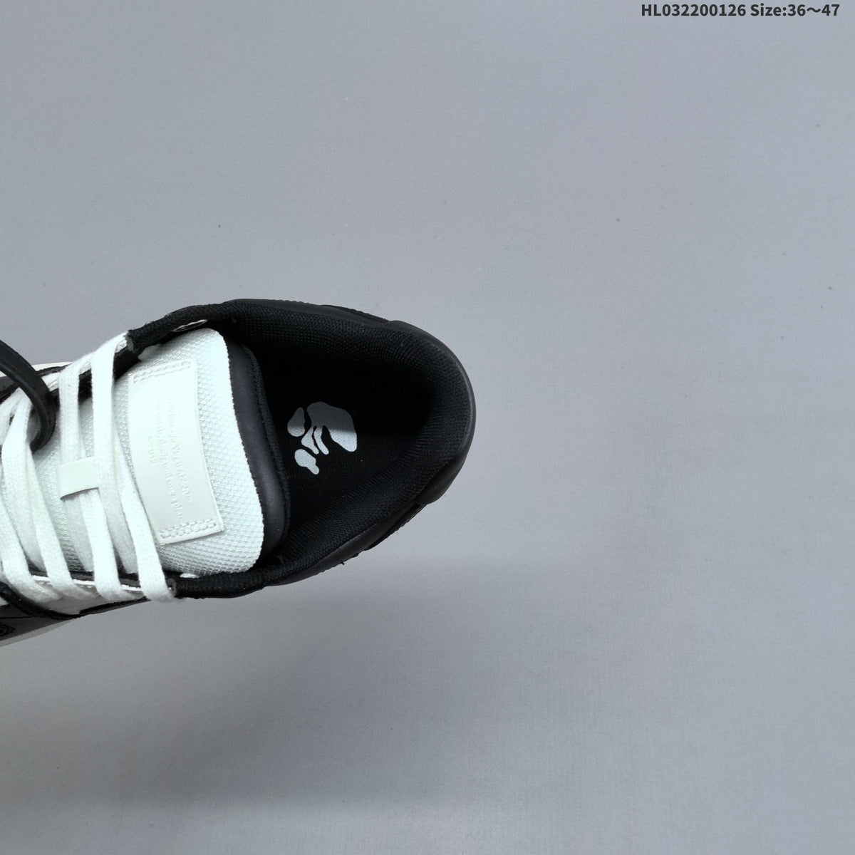 Off-White Out Of Office Low-Top Sneakers in Black White - product image from the listing.