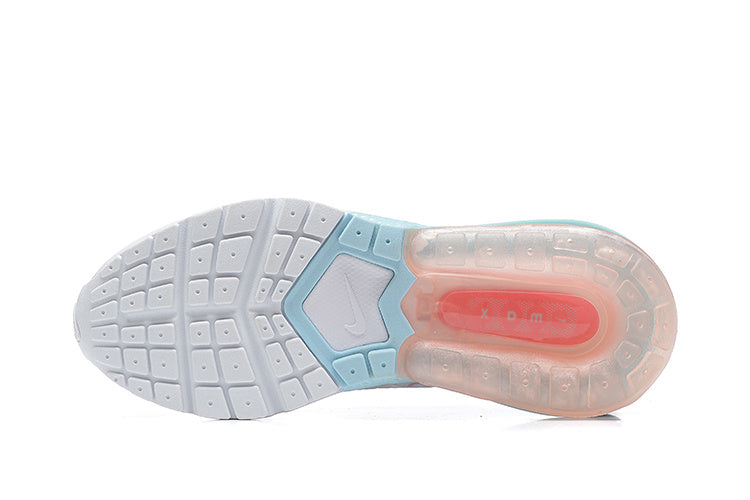 Nike Air Max 270 Sneakers in White and Aqua Pink - product image from the listing.