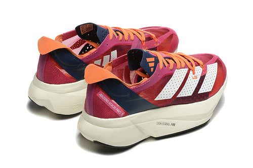 Adidas Adizero Adios Pro 3 Running Shoes in Pink Purple - product image from the listing.