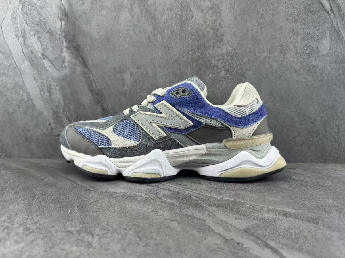 Grey and Blue New Balance 9060 NTA Sneakers - product image from the listing.
