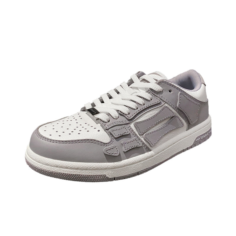 AIVIIRI Low-Top Sneakers in Gray and White MFS003-043 - product image from the listing.