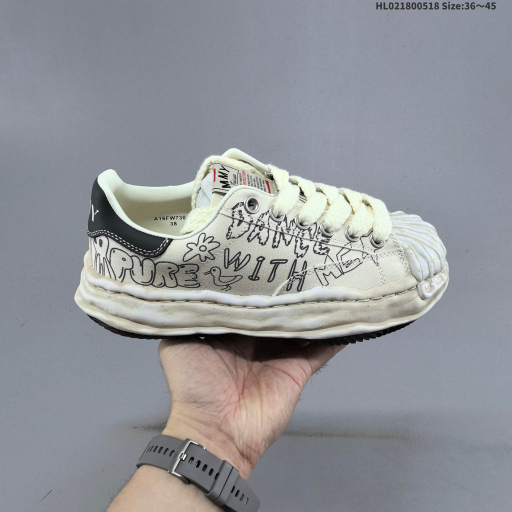 Maison Mihara Yasuhiro Blakey Low-Cut Sneakers, Graphic Print - product image from the listing.