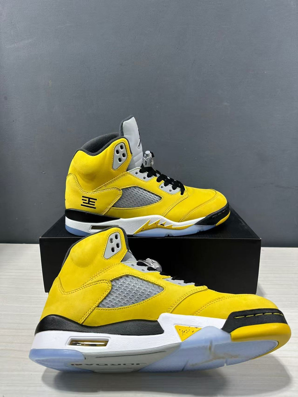 Air Jordan 5 Retro Tokyo Yellow Sneakers IO3372-700 - product image from the listing.