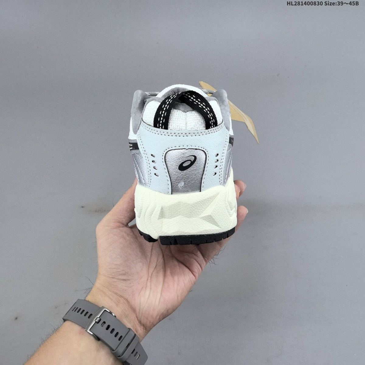 ASICS GEL-NANDI NR Running Sneakers in White Silver - product image from the listing.
