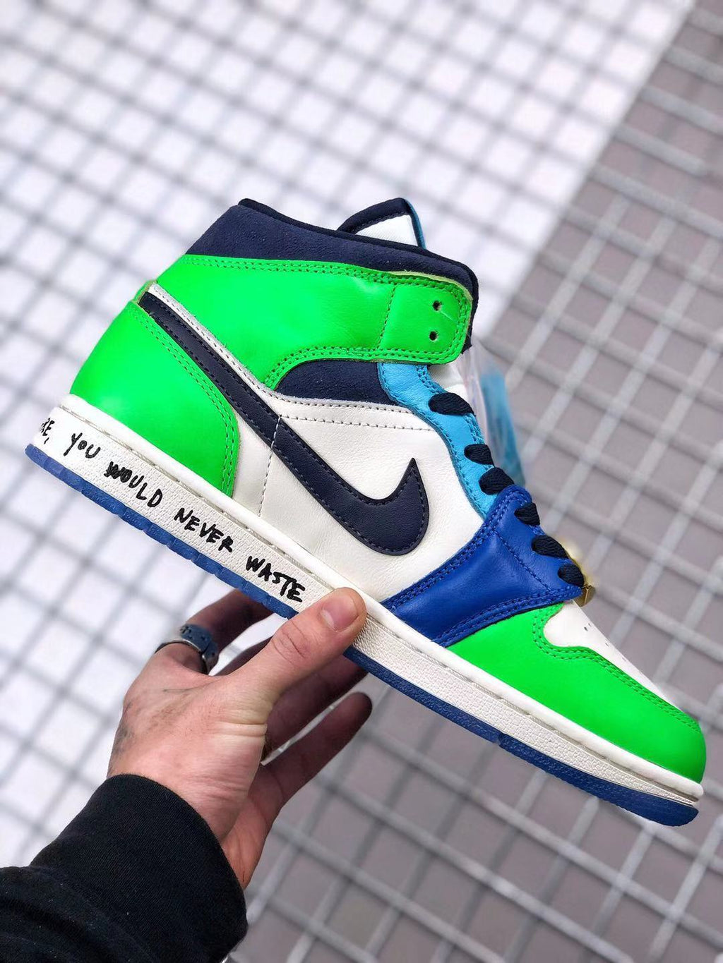 Melody Ehsani x Air Jordan 1 Mid Sneakers in Multicolor - product image from the listing.