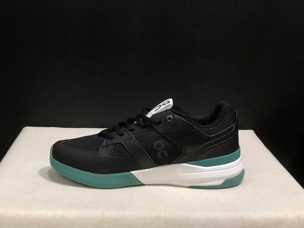 On The Roger Clubhouse Pro Sneakers in Black Green - product image from the listing.