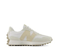 White and Beige New Balance 327 Low-Top Sneakers - product image from the listing.