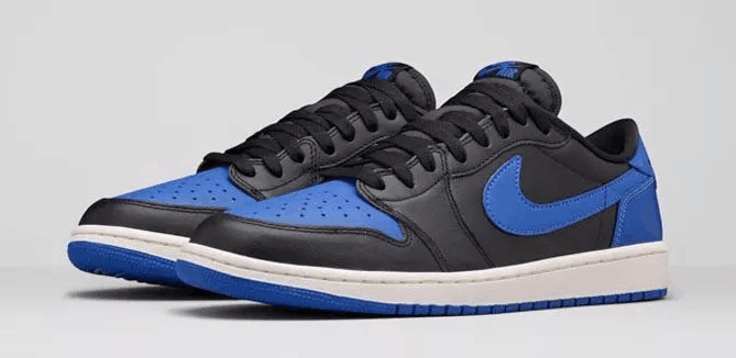 Nike Air Jordan 1 Low Sneakers in Royal Blue - product image from the listing.