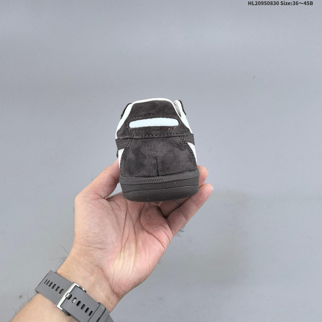 White and Dark Brown Onitsuka Tiger Tokuten Low-Top Sneakers - product image from the listing.