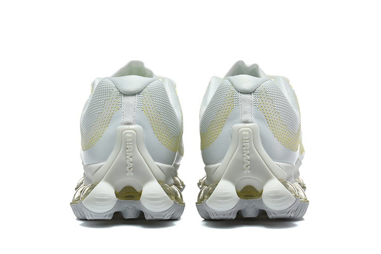 Nike Air Max Scorpion Sneakers in White and Pale Yellow - product image from the listing.