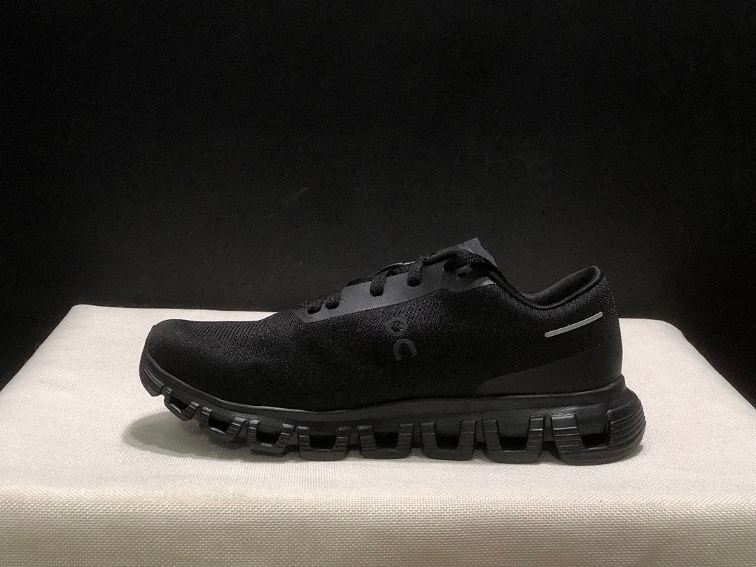 On Cloud 6 Push Running Sneakers in Black - product image from the listing.