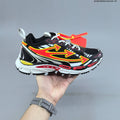 Black and Orange Off-White Be Right Back Low-Top Sneakers - product image from the listing.