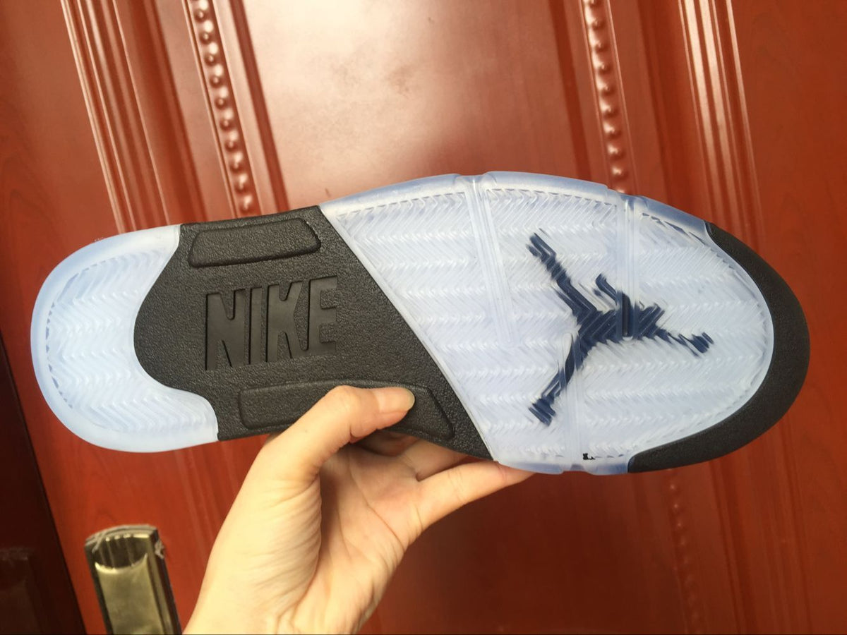 Air Jordan 5 High-Top Sneakers in Black Silver - product image from the listing.