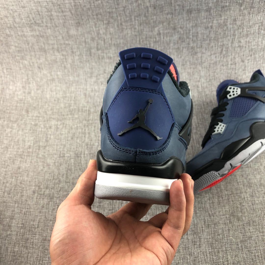 Air Jordan 4 Little Eminem Navy Sneakers - product image from the listing.