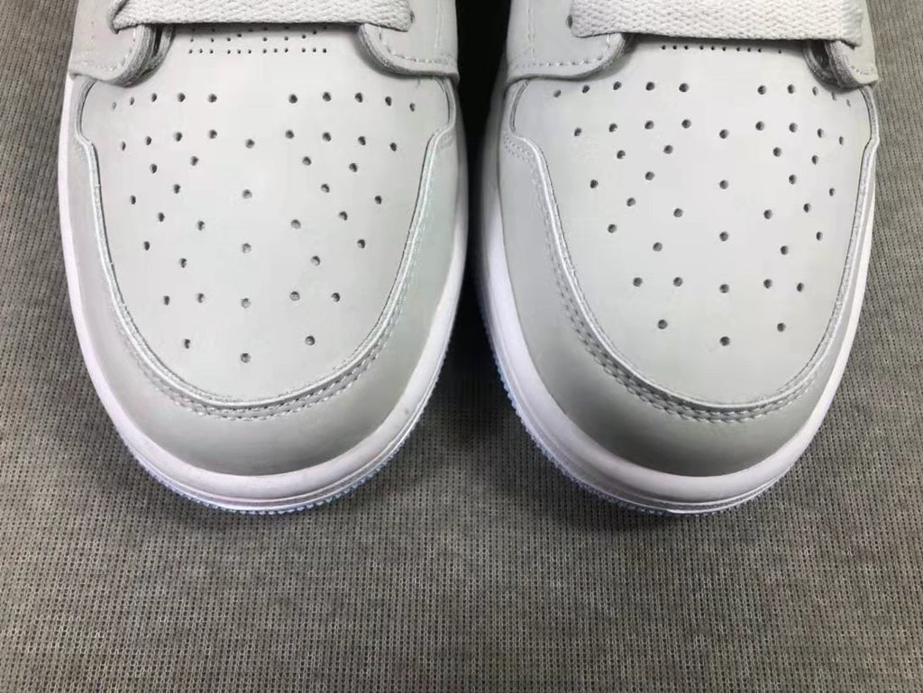 Air Jordan 1 WMNS High Zoom Grey Blue Sneakers - product image from the listing.