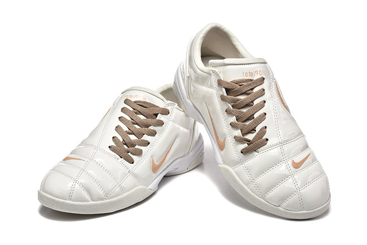 Nike Tiempo 90 Sneakers in White and Pale Yellow - product image from the listing.