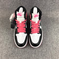 Air Jordan 1 High Sneakers Pink Black White 861428-101 - product image from the listing.