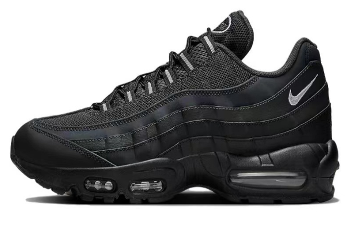 Nike Air Max 95 Sneakers in Black and Grey - product image from the listing.