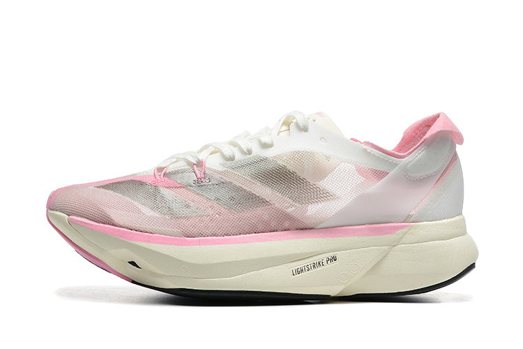 Adidas Adizero Running Shoes in Pink Silver - product image from the listing.