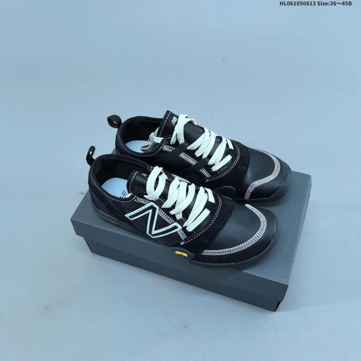 Black New Balance MT10O6NW Low-Profile Sneakers - product image from the listing.