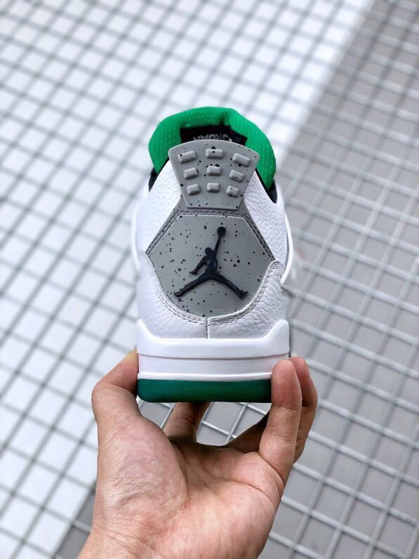 Air Jordan 4 Do the Right Thing Basketball Sneakers in White - product image from the listing.