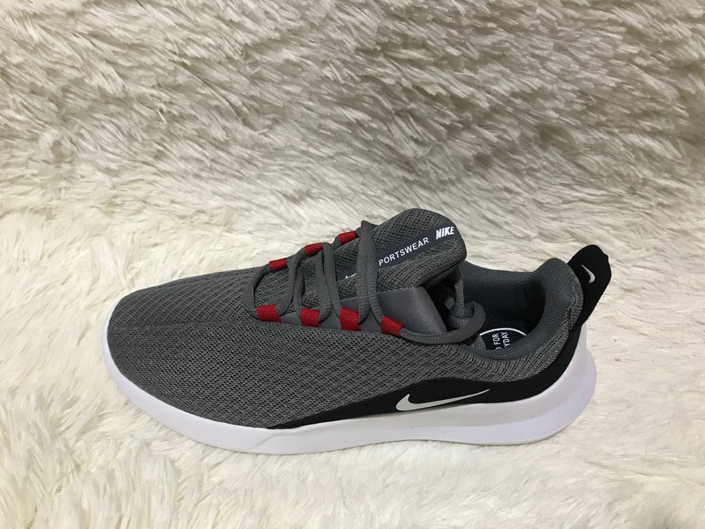 Nike Lunar 5 Sneakers in Gray, in White and Red - product image from the listing.