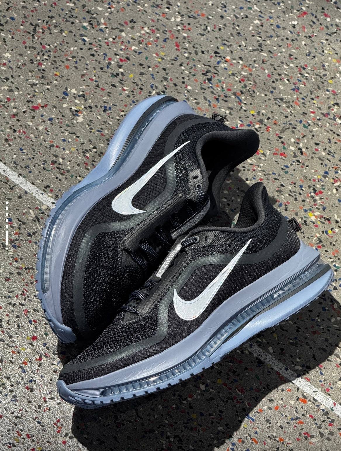 Nike Pegasus Premium Running Shoes in Black Grey HQ2592-006 - product image from the listing.