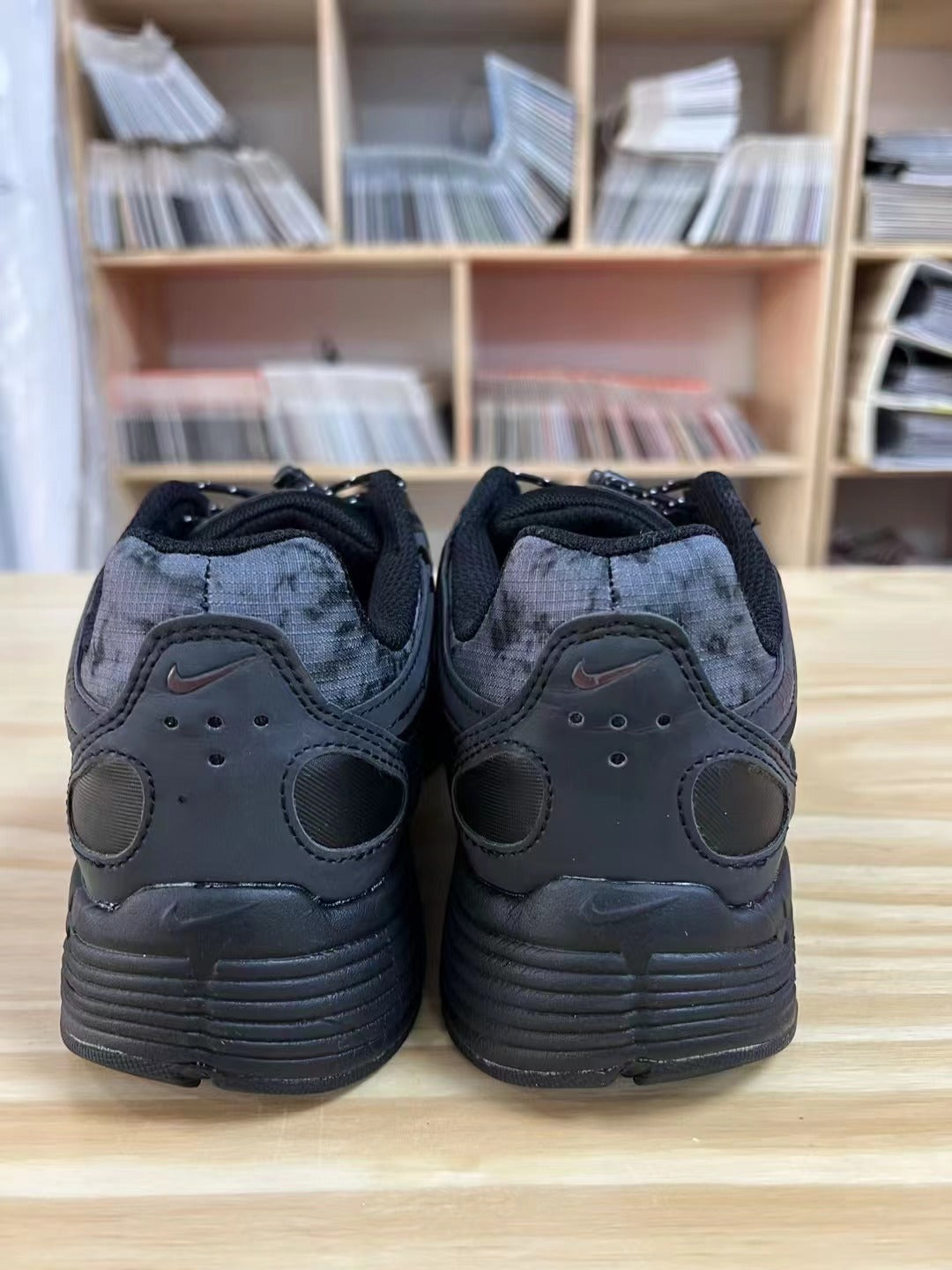 Nike P-6000 Trainers, Black and Gray, HQ4054-001 - product image from the listing.
