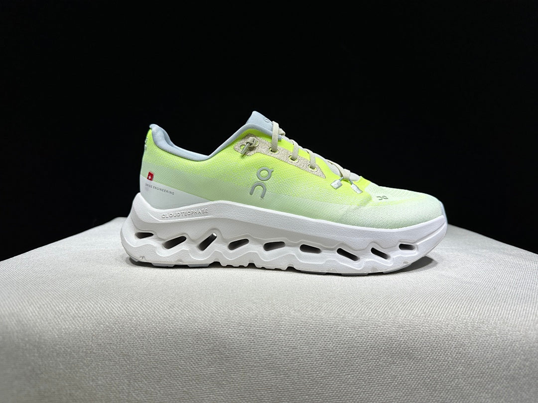 Lime and Ivory On Cloudtilt Sneakers - product image from the listing.