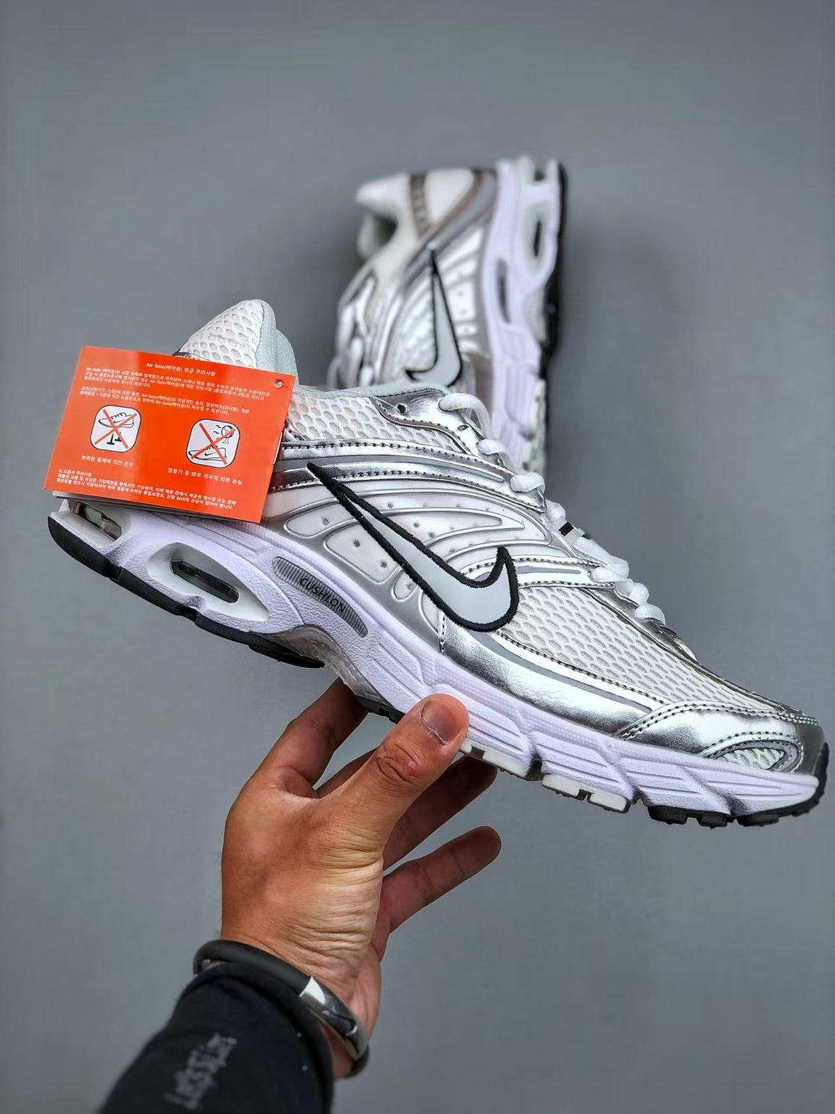 Nike Air Max Moto 2K Low-Top Running Shoes, in White - product image from the listing.