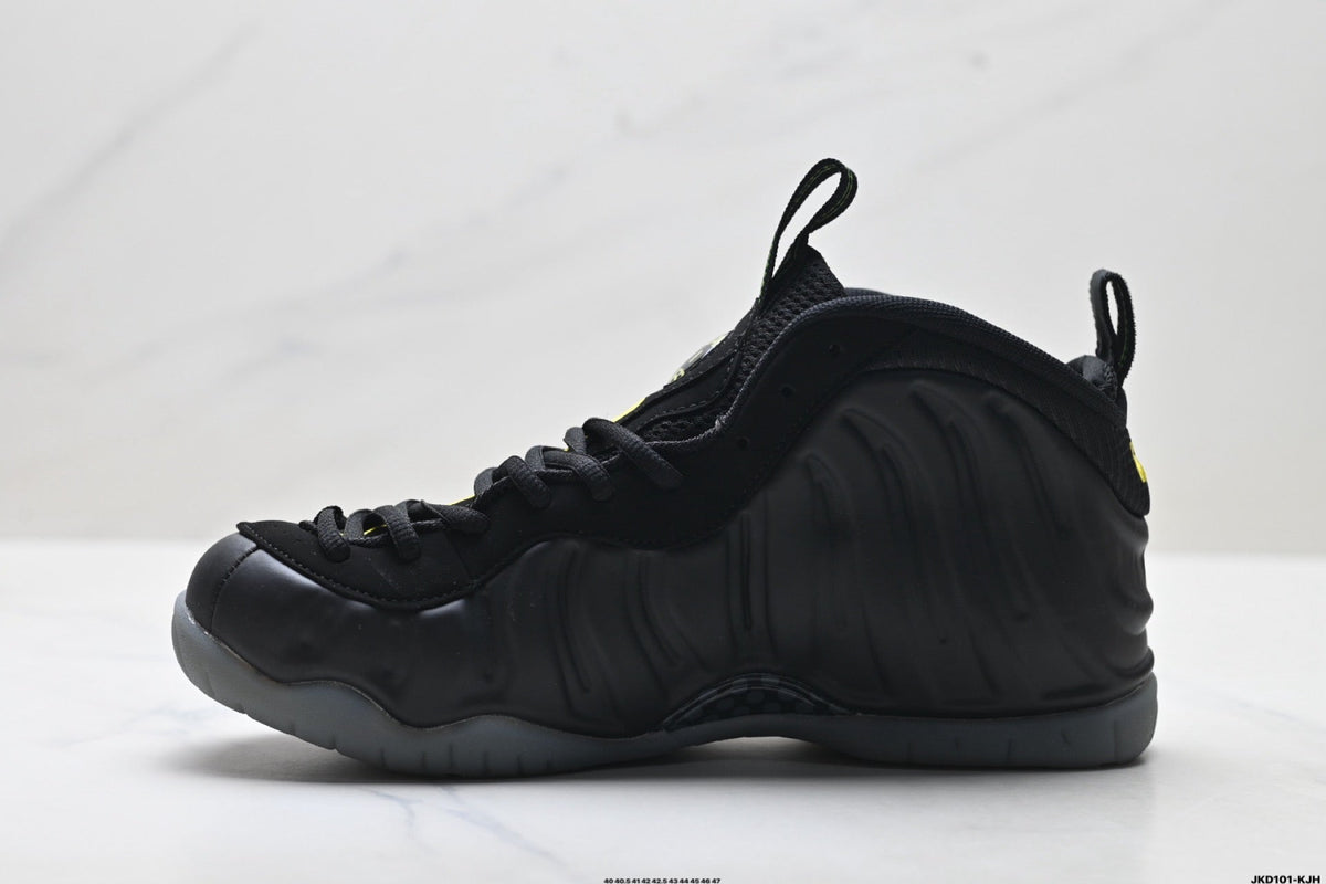 Nike Air Foamposite One Black Neon Sneakers in Yellow - product image from the listing.