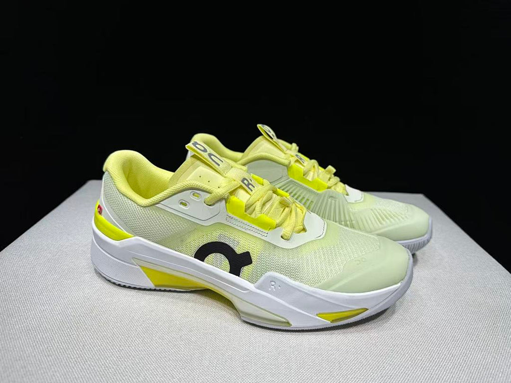 On The Roger Pro Fire Clay Tennis Shoes, in Yellow - product image from the listing.