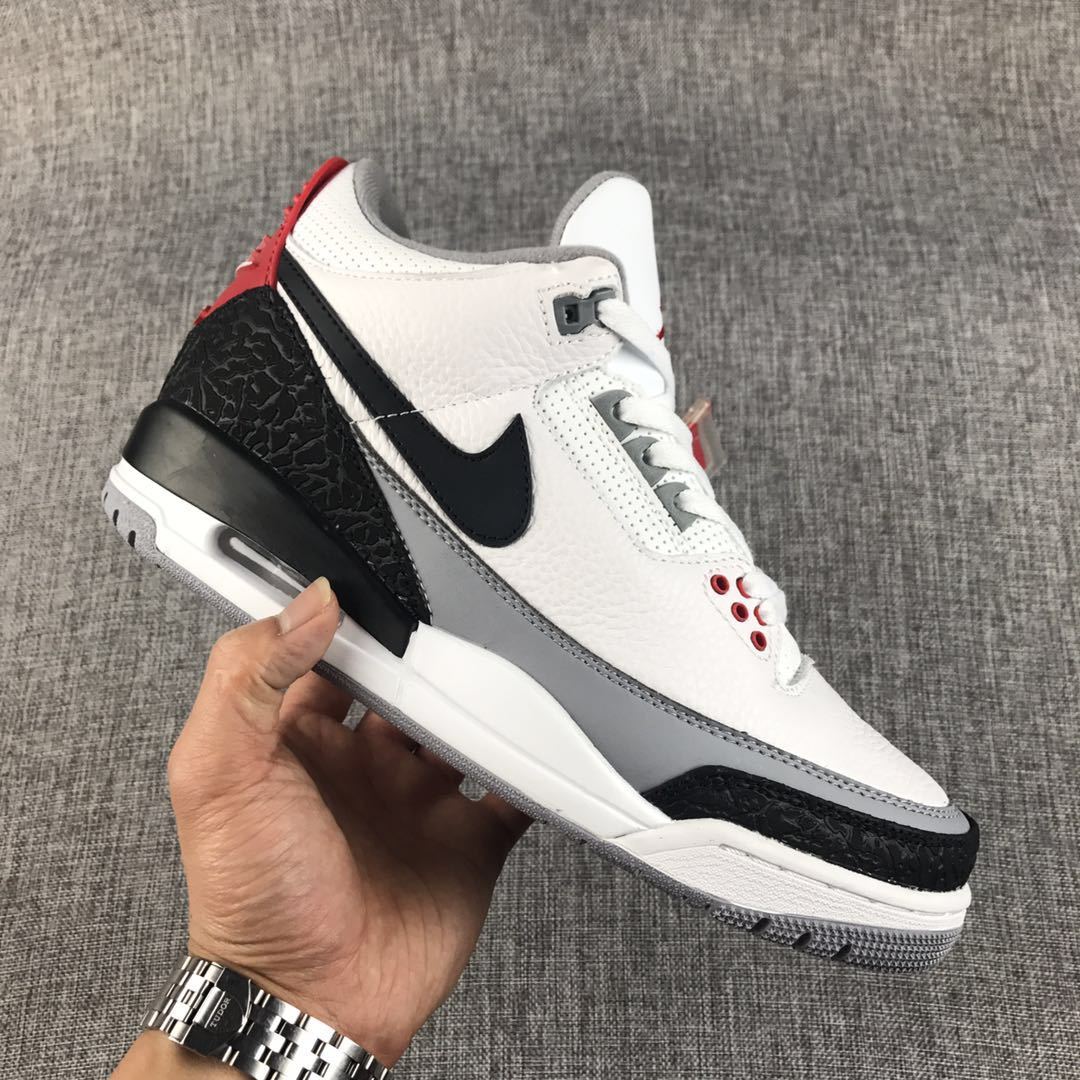Air Jordan 3 White Cement Sneakers AQ3835-160 - product image from the listing.