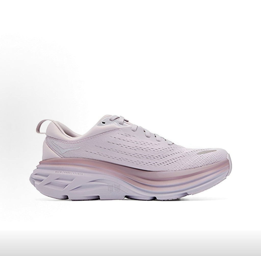 Purple HOKA Bondi 8 Running Shoes - product image from the listing.