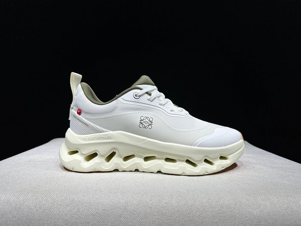 On x Loewe Cloudtilt 2.0 Sneakers, in White and Light Green - product image from the listing.