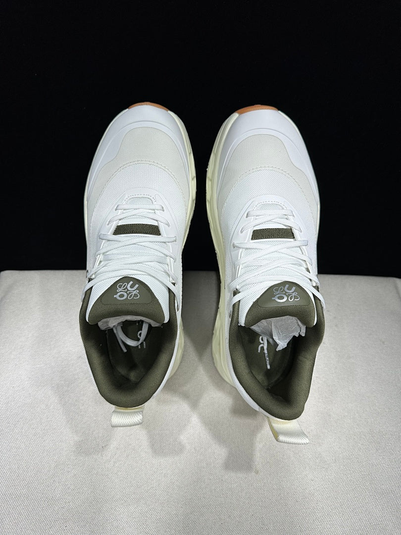 On x Loewe Cloudtilt 2.0 Sneakers, in White and Light Green - product image from the listing.