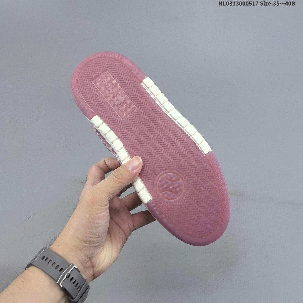 MLB Chunky Liner Low-Top Sneakers in Mauve and in White - product image from the listing.