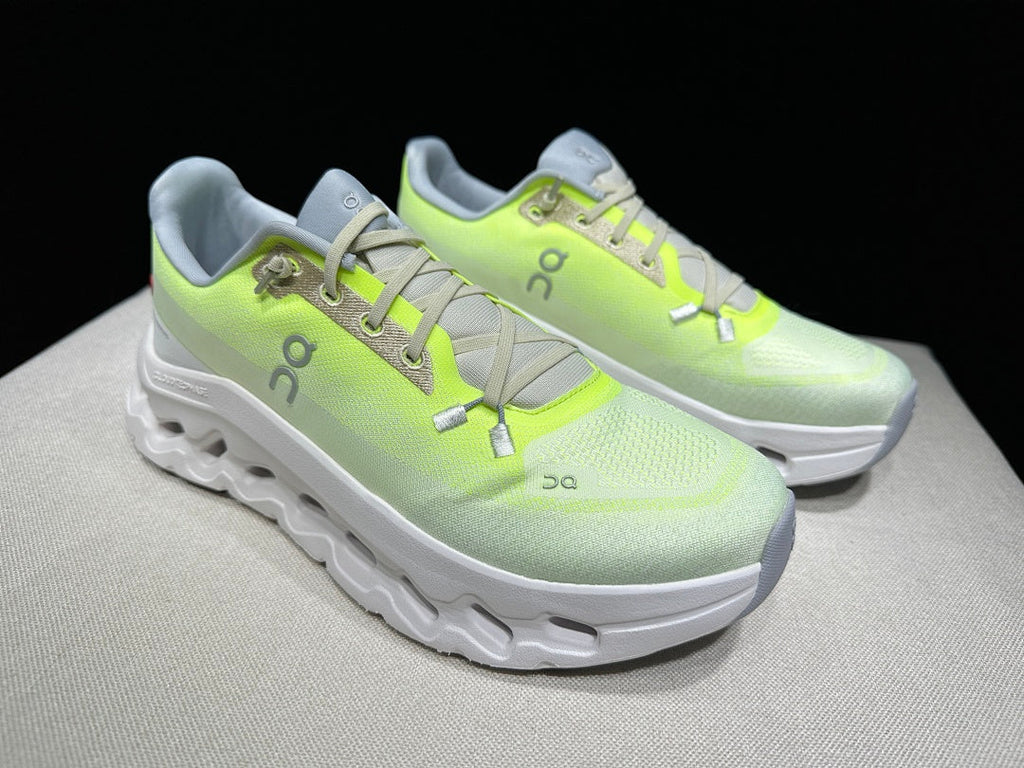 Lime and Ivory On Cloudtilt Sneakers - product image from the listing.