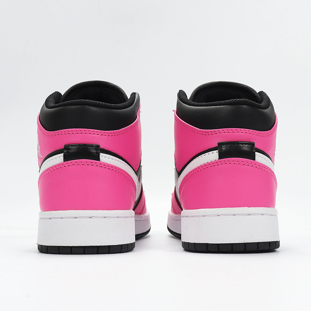 Nike Dunk High Sneakers in Pink Black White 555112-002 - product image from the listing.